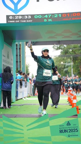 Race photo from Mangkunegaran Run 2025