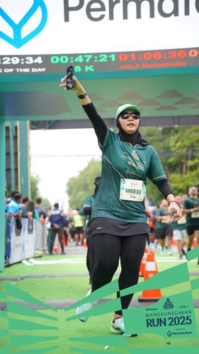 Race photo from Mangkunegaran Run 2025