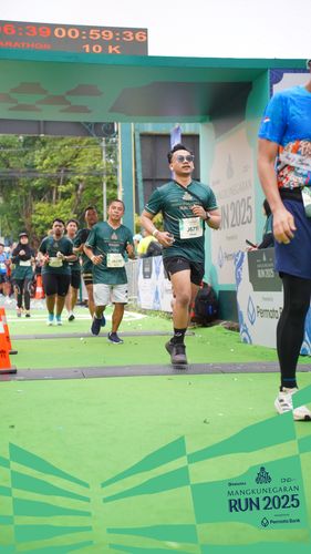 Race photo from Mangkunegaran Run 2025