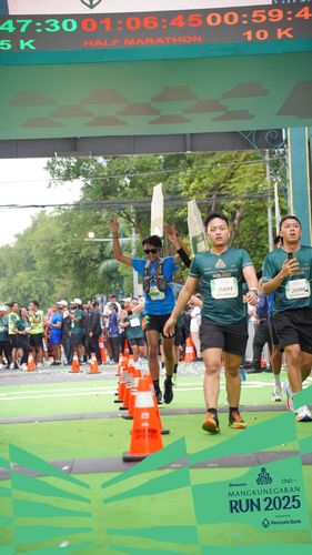 Race photo from Mangkunegaran Run 2025