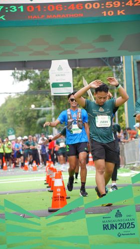Race photo from Mangkunegaran Run 2025