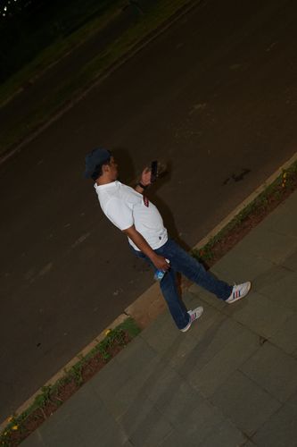 Race photo from PIK NITE RUN VIBES