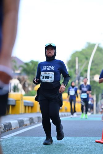 Race photo from KEMLU RUN 2025