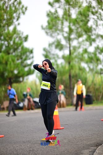 Race photo from CISANGKAN KBP CITY RUN 2025