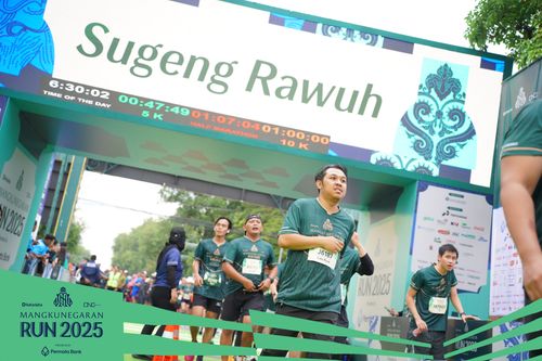 Race photo from Mangkunegaran Run 2025