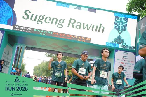 Race photo from Mangkunegaran Run 2025