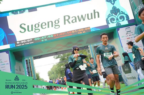 Race photo from Mangkunegaran Run 2025