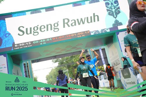 Race photo from Mangkunegaran Run 2025