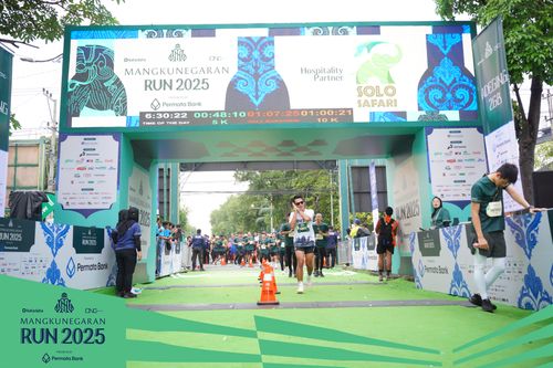 Race photo from Mangkunegaran Run 2025