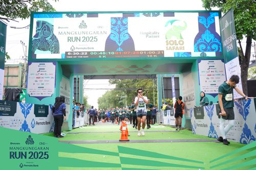 Race photo from Mangkunegaran Run 2025
