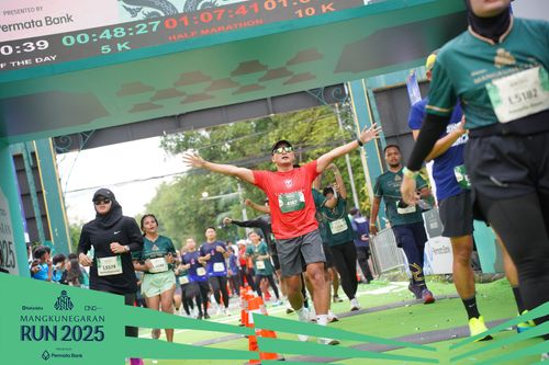 Race photo from Mangkunegaran Run 2025