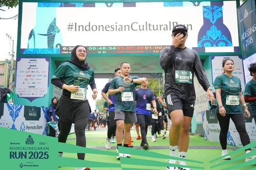 Race photo from Mangkunegaran Run 2025