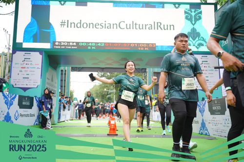 Race photo from Mangkunegaran Run 2025
