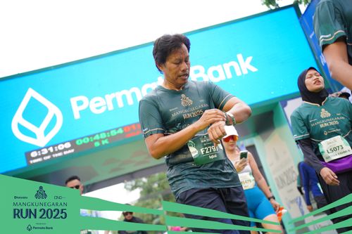 Race photo from Mangkunegaran Run 2025