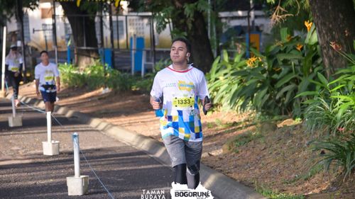 Race photo from Taman Budaya x BOGORUN 2025
