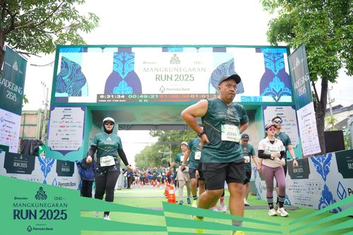Race photo from Mangkunegaran Run 2025