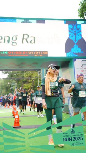 Race photo from Mangkunegaran Run 2025