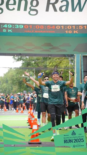 Race photo from Mangkunegaran Run 2025