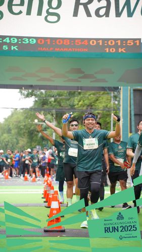 Race photo from Mangkunegaran Run 2025