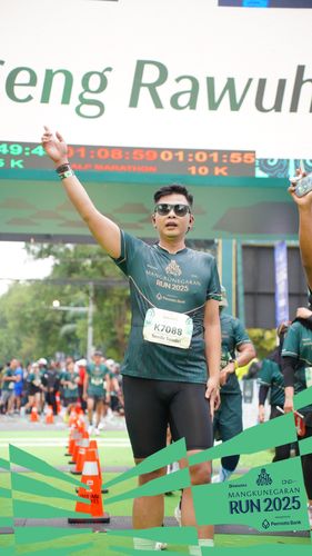 Race photo from Mangkunegaran Run 2025