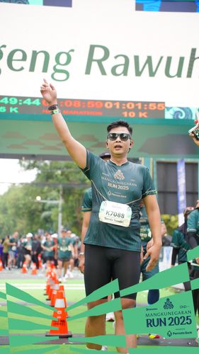 Race photo from Mangkunegaran Run 2025