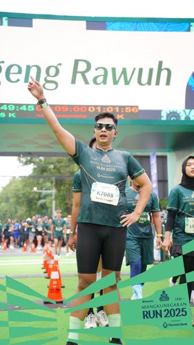 Race photo from Mangkunegaran Run 2025
