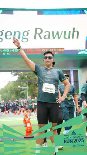 Race photo from Mangkunegaran Run 2025