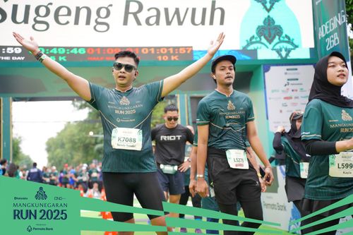 Race photo from Mangkunegaran Run 2025