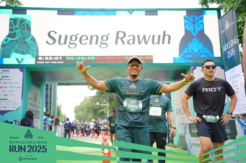 Race photo from Mangkunegaran Run 2025