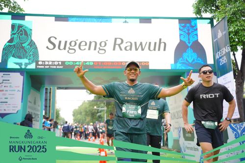 Race photo from Mangkunegaran Run 2025