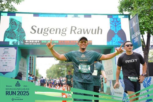 Race photo from Mangkunegaran Run 2025