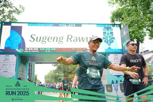 Race photo from Mangkunegaran Run 2025