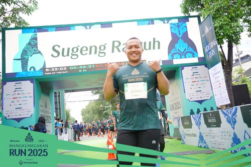 Race photo from Mangkunegaran Run 2025
