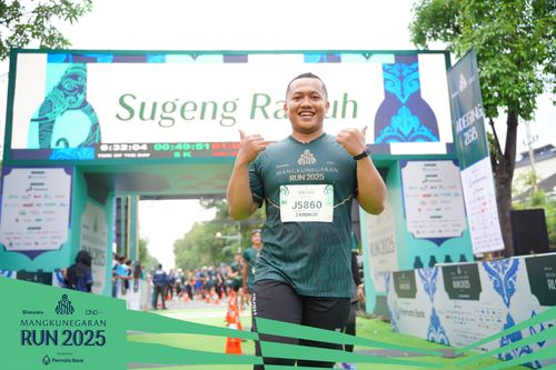 Race photo from Mangkunegaran Run 2025