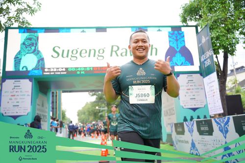 Race photo from Mangkunegaran Run 2025