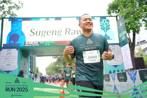 Race photo from Mangkunegaran Run 2025