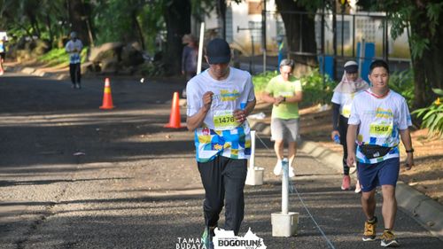 Race photo from Taman Budaya x BOGORUN 2025
