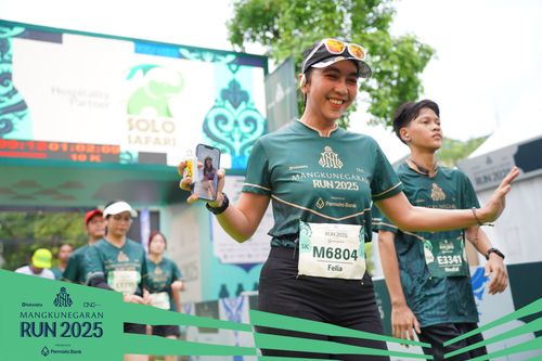 Race photo from Mangkunegaran Run 2025