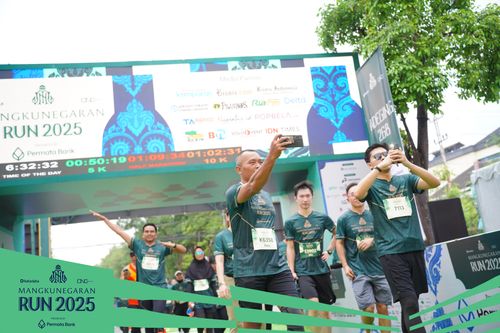 Race photo from Mangkunegaran Run 2025