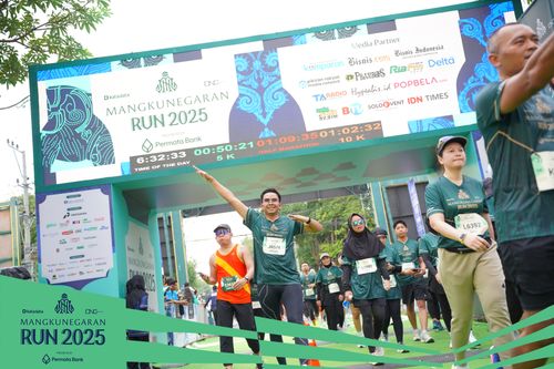 Race photo from Mangkunegaran Run 2025
