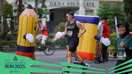 Race photo from Mangkunegaran Run 2025