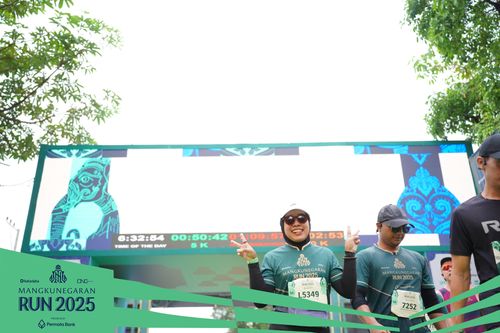 Race photo from Mangkunegaran Run 2025