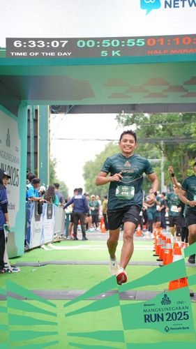 Race photo from Mangkunegaran Run 2025