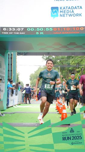 Race photo from Mangkunegaran Run 2025