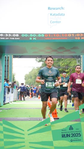 Race photo from Mangkunegaran Run 2025