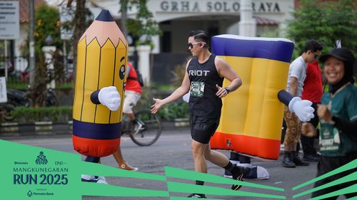 Race photo from Mangkunegaran Run 2025