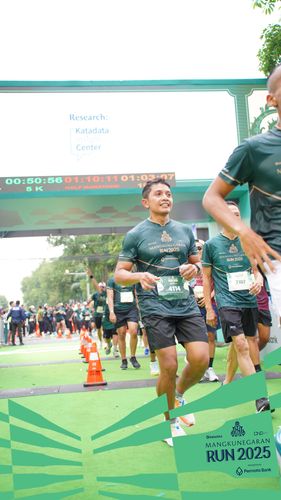 Race photo from Mangkunegaran Run 2025