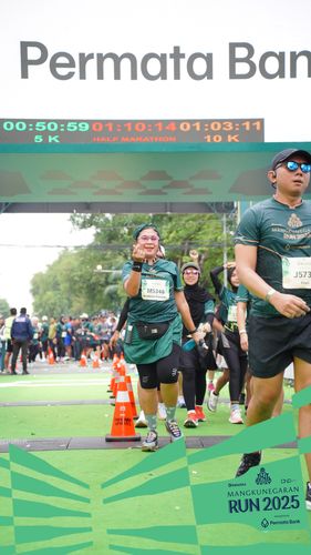 Race photo from Mangkunegaran Run 2025