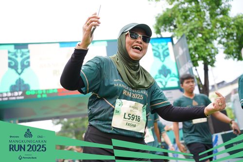 Race photo from Mangkunegaran Run 2025