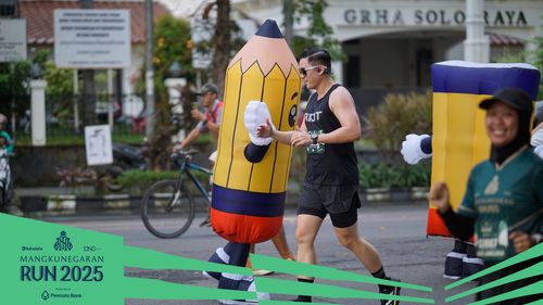 Race photo from Mangkunegaran Run 2025